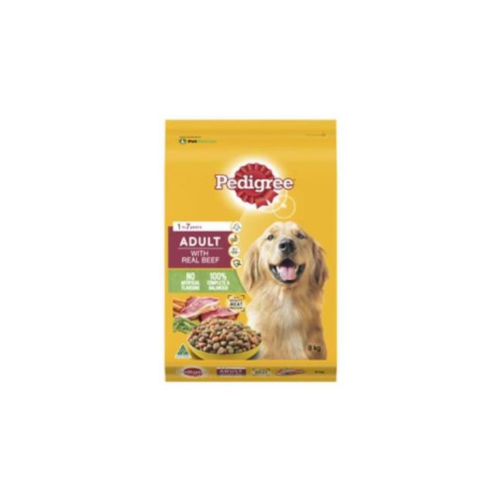 Pedigree Adult Dry Dog Food with Real Beef 8kg 7410598P