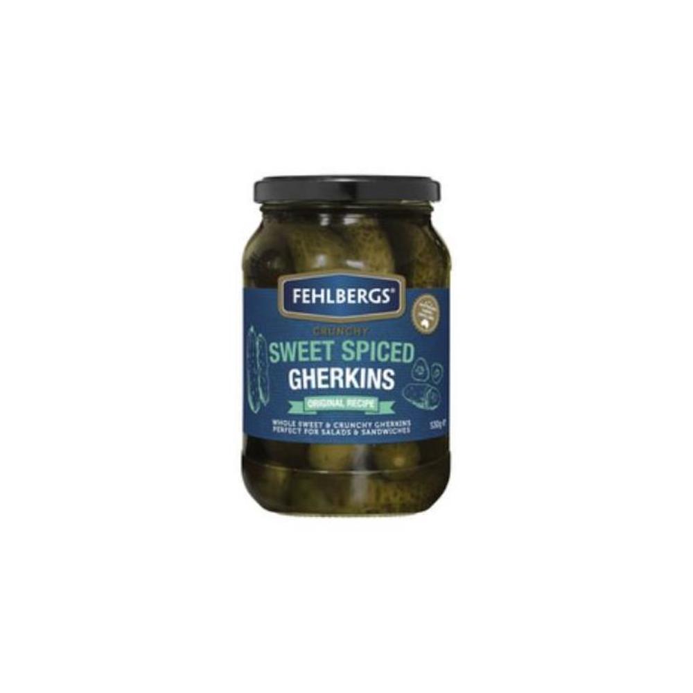 Fehlbergs Gherkins Sweet Spiced 530g