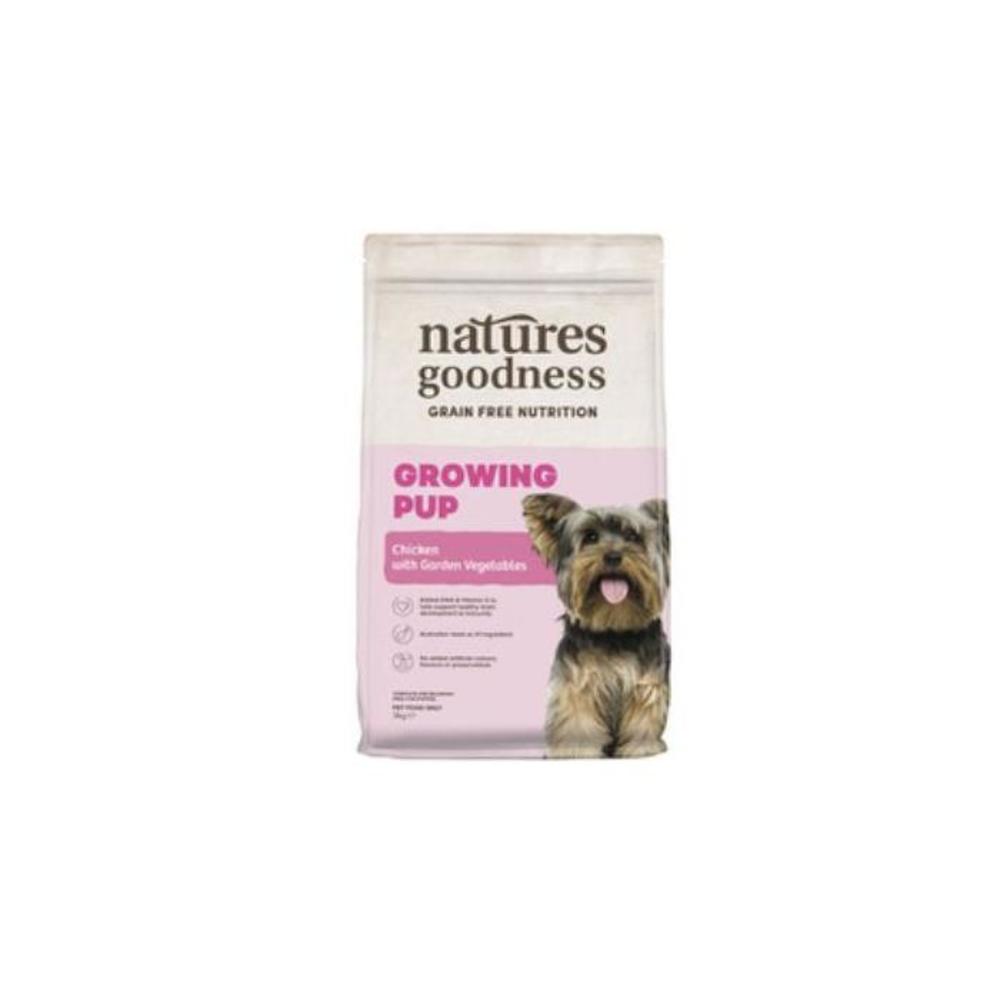 Natures Goodness Grain Free Nutrition Puppy Dry Food Growing Pup Chicken With Garden Vegetables 3kg 4490116P
