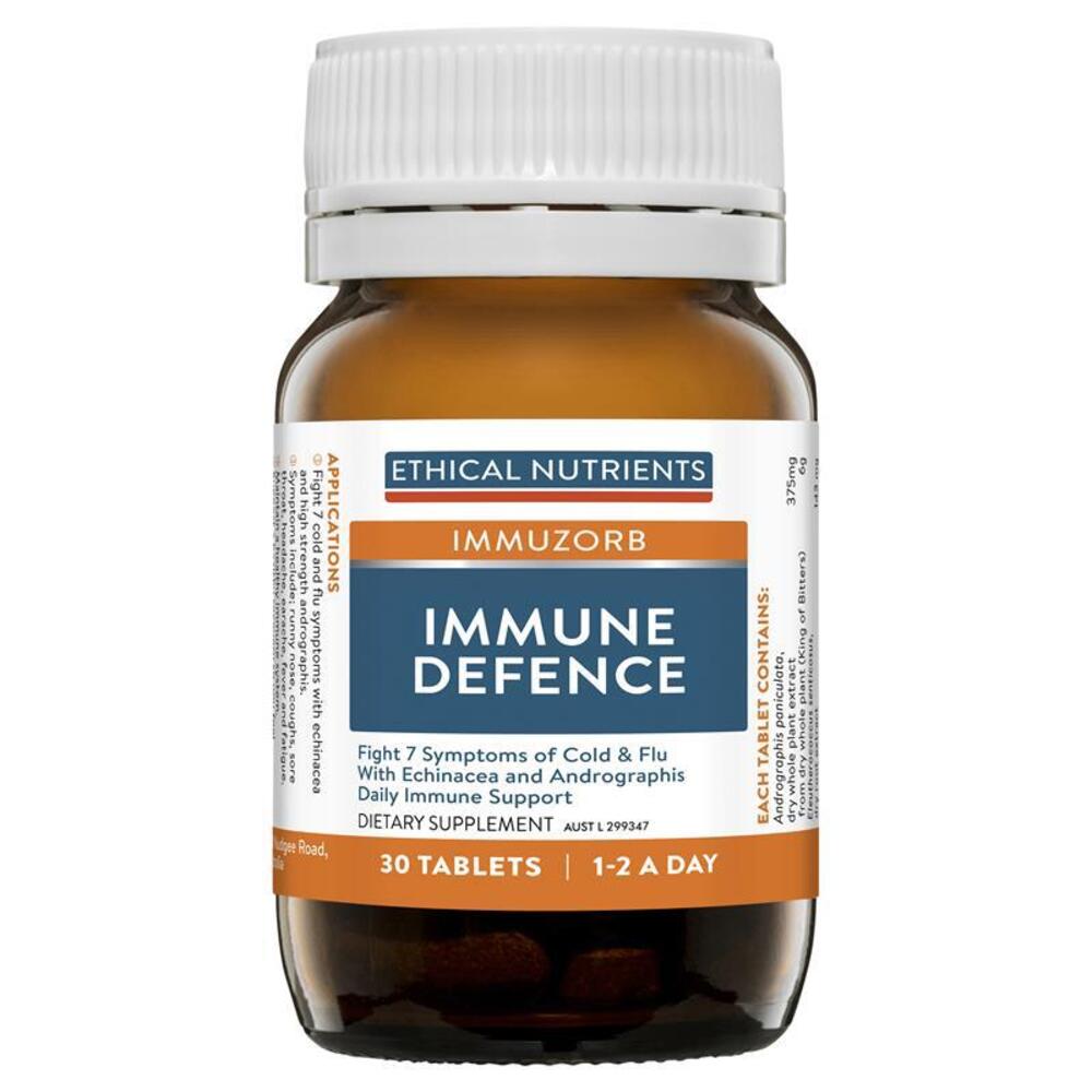 에티컬뉴트리언트 IMMUZORB 이뮨 디펜스 30타블렛 Ethical Nutrients IMMUZORB Immune Defence 30 Tablets