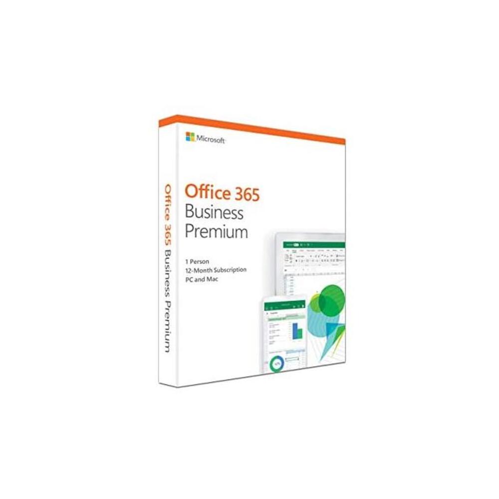 Microsoft Office 365 Business Premium, 1 Year Subscription 5 Users B07JZ8DFYZ