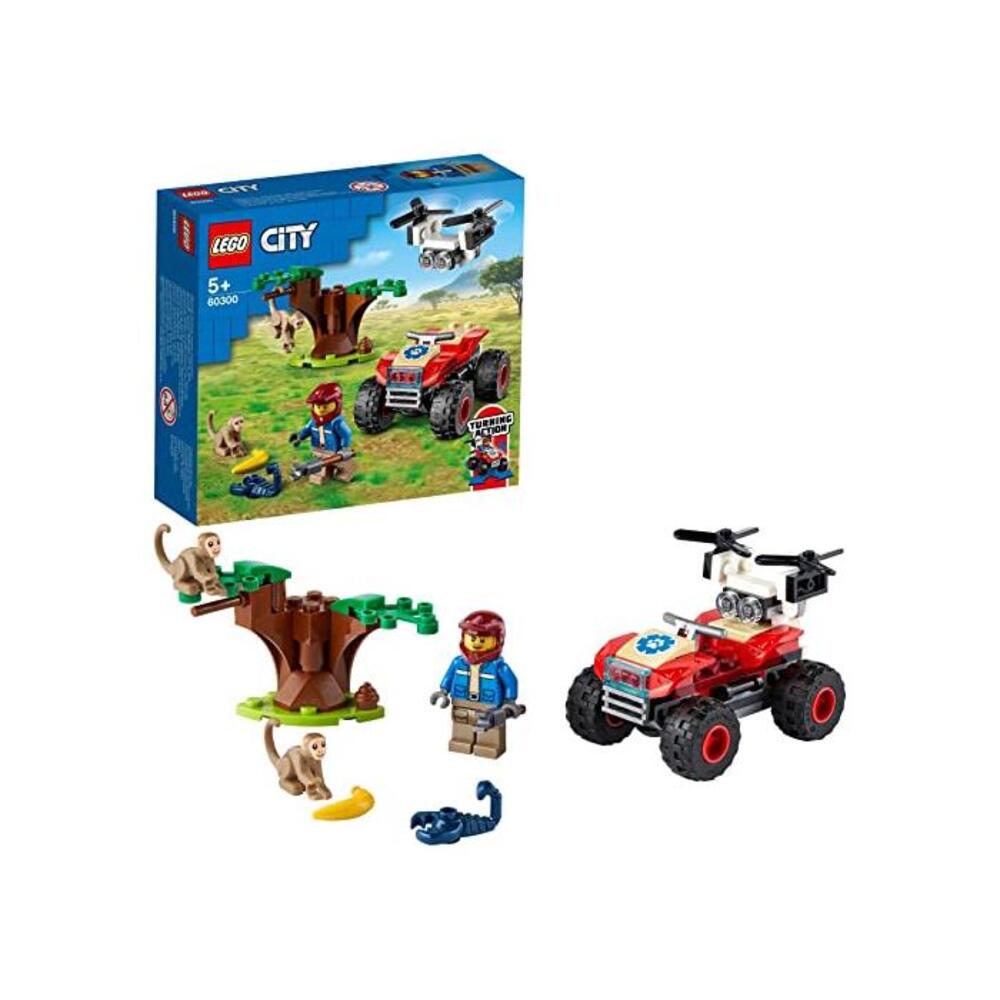 LEGO 레고 60300 시티 Wildlife Rescue ATV Off Roader Vehicle Car 토이 with 애니멀 Figures, 토이s for Kids 5+ Years Old B08W9SGRXH