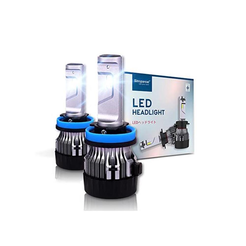 Sinoparcel H11/H8/H9 LED Headlight Bulbs -10000LM 2 Yrs WTY- Halogen Replacement Light Conversion Kits,Pack of 2 B07HH8F7DR