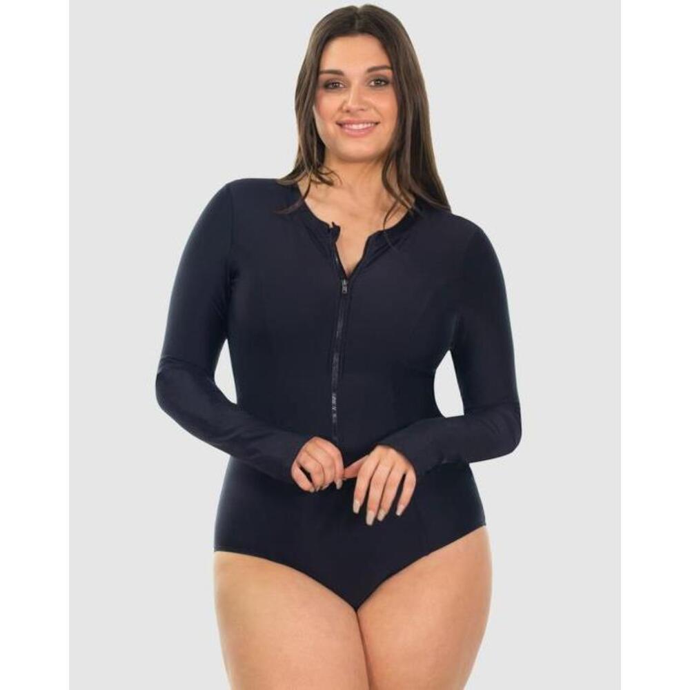 B Free Intimate Apparel Long Sleeve One-Piece Swimsuit BF722AA66CNL