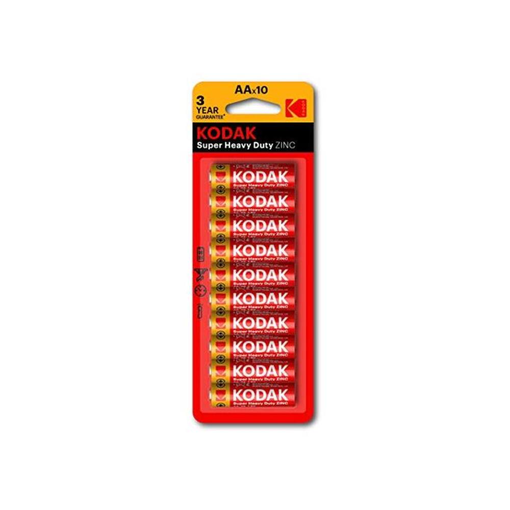 Kodak Super Heavy Duty AA 10 Pack Zinc Batteries (30410572) B07NF5JWY5
