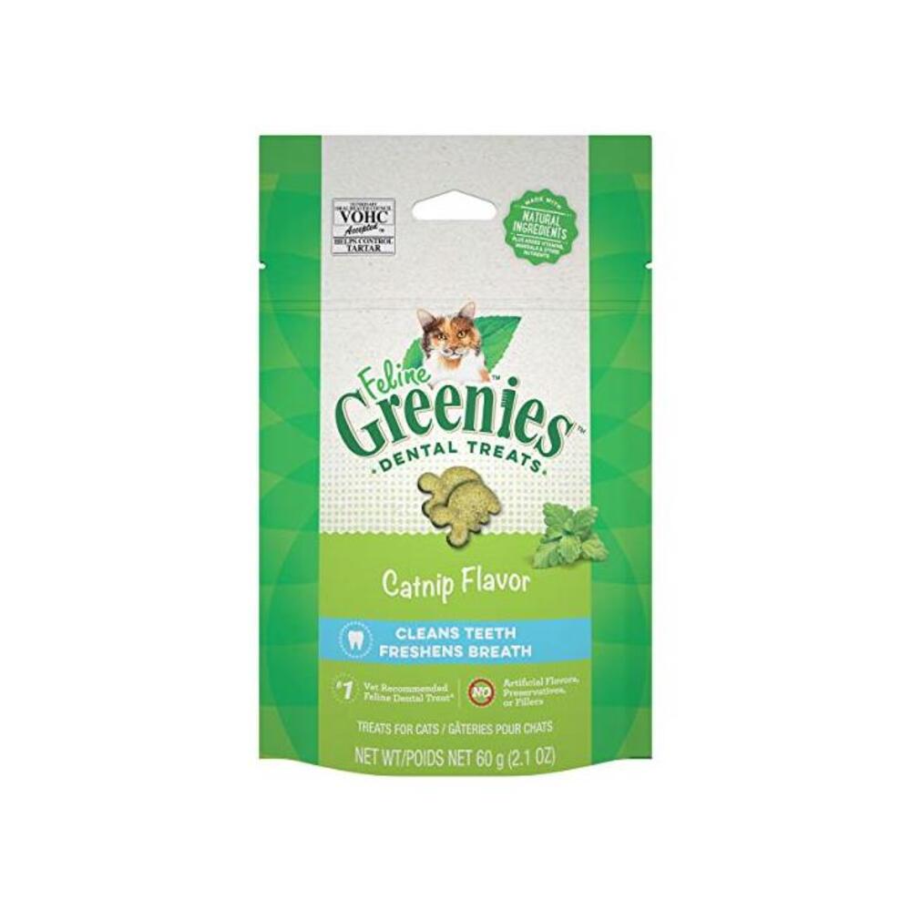 Greenies Feline Dental Cat Treat Catnip Flavour, Adult, 60G Bag, One Size B0828WPXWD