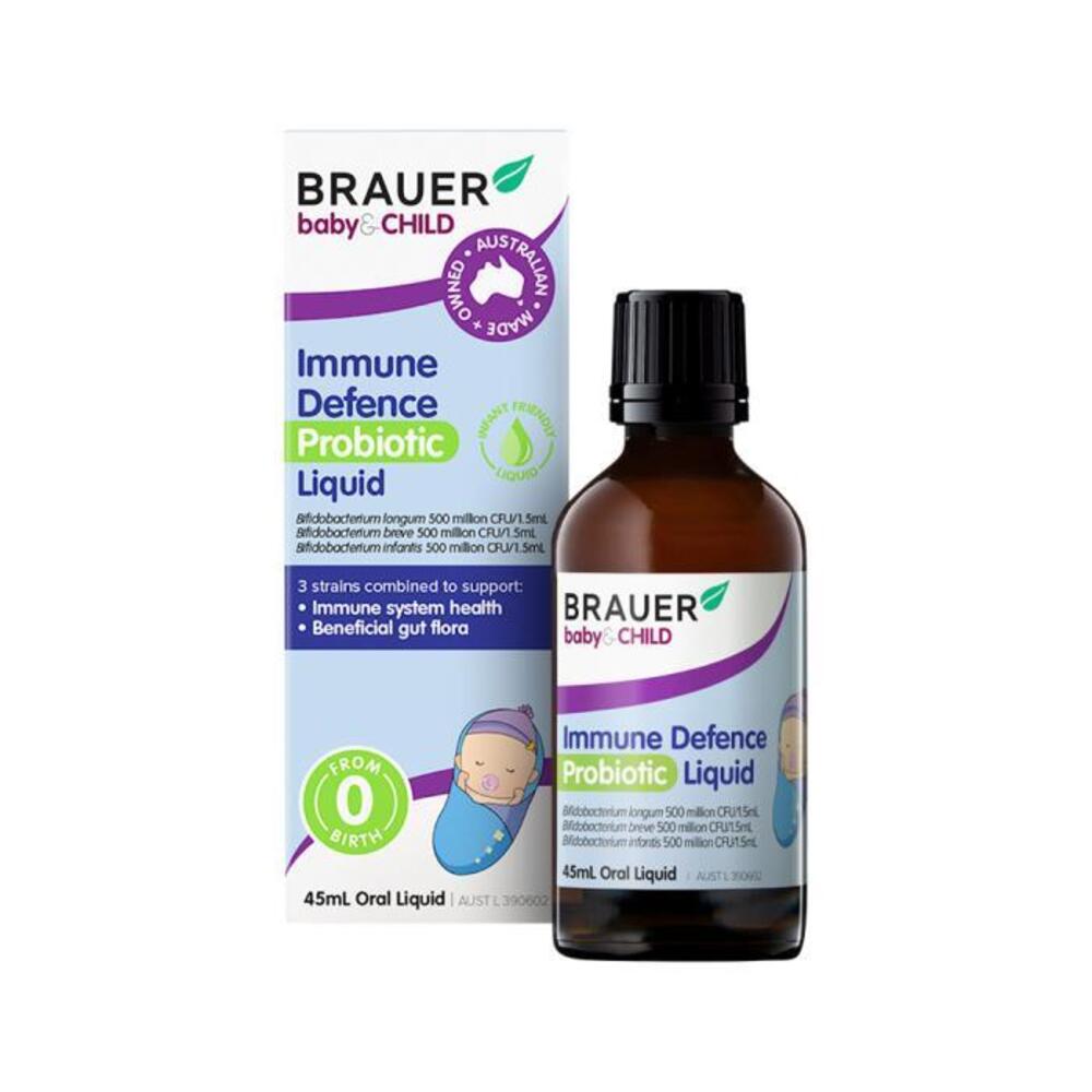 Brauer Baby &amp; Child Immune Defence Probiotic Liquid Oral Liquid 45ml