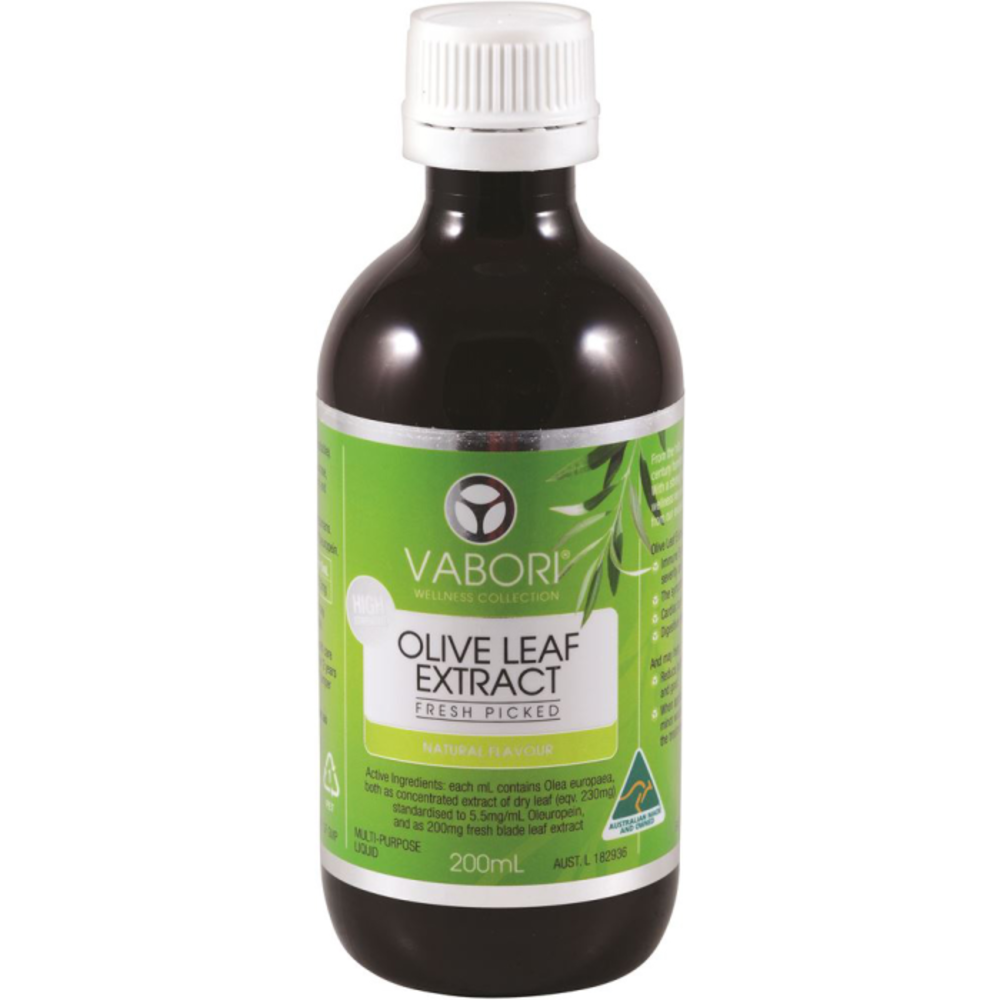 베이보리 올리브 리프 익스트렉트 (프레쉬 픽크드) 내츄럴 200ML, Vabori Olive Leaf Extract (Fresh Picked) Natural 200ml