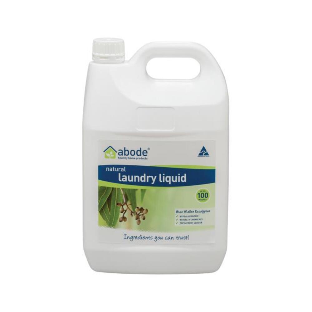 Abode Laundry Liquid (Front &amp; Top Loader) Blue Mallee Eucalyptus 4L