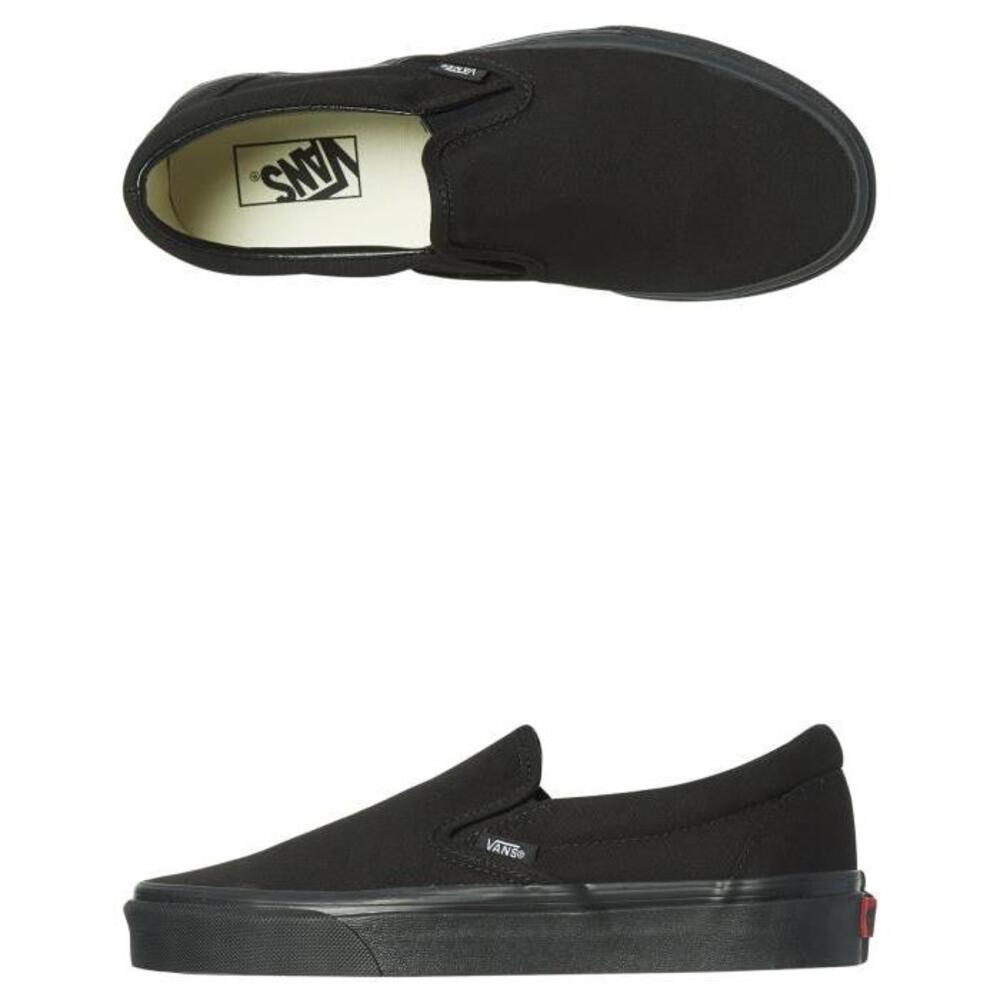 VANS Classic Slip On Shoe-Mc- BLACK-BLACK-MENS-FOOTWEAR-VANS-SNEAKERS-VN-0EYEBKA
