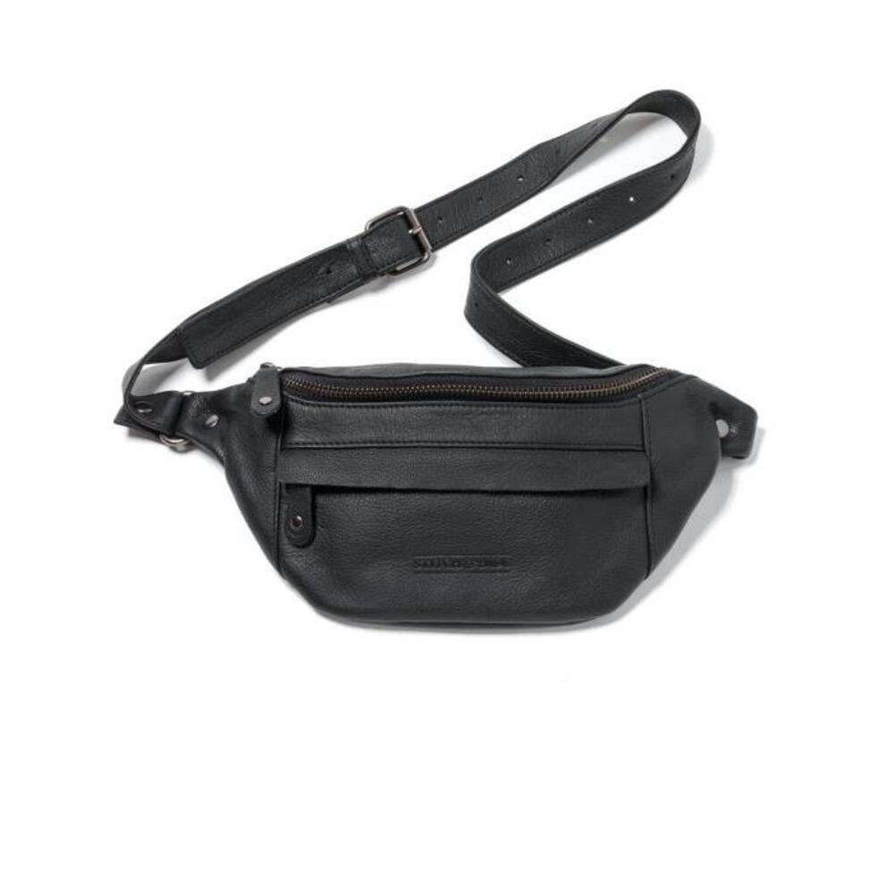 STITCH AND HIDE Bailey Hip Bag BLACK-WOMENS-ACCESSORIES-STITCH-AND-HIDE-BAGS-BACK