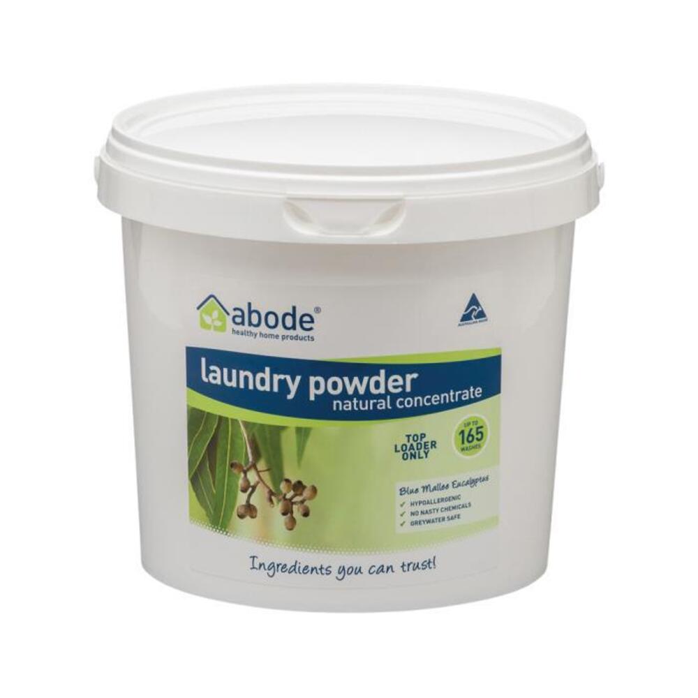 Abode Laundry Powder (Front &amp; Top Loader) Blue Mallee Eucalyptus 4kg