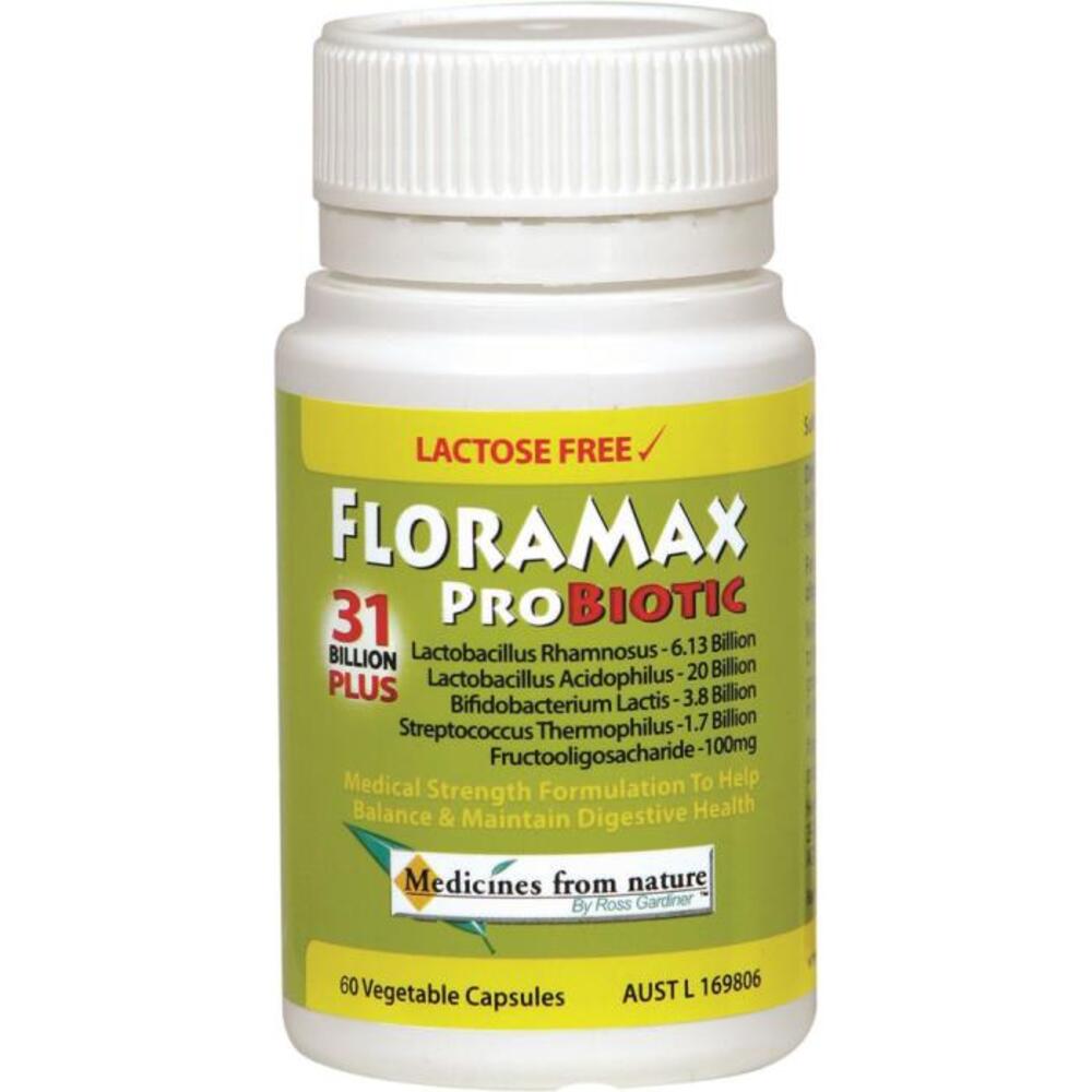 메디신: 프롬 네이처 플로라맥스 프로바이오틱빌리언 60vc, Medicines From Nature FloraMax Probiotic 31 Billion 60vc