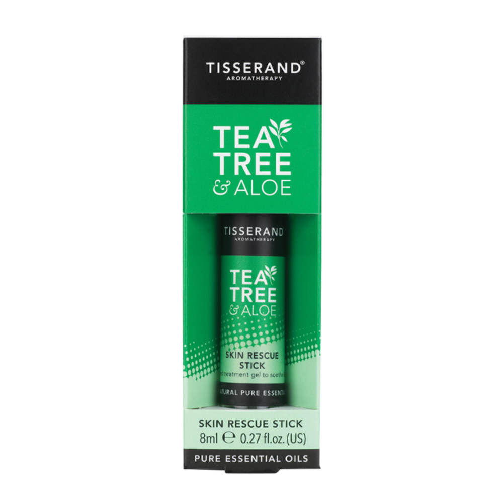티져렌드 티 트리 and 알로에 스킨 레스큐 스틱 8ml, Tisserand Tea Tree and Aloe Skin Rescue Stick 8ml