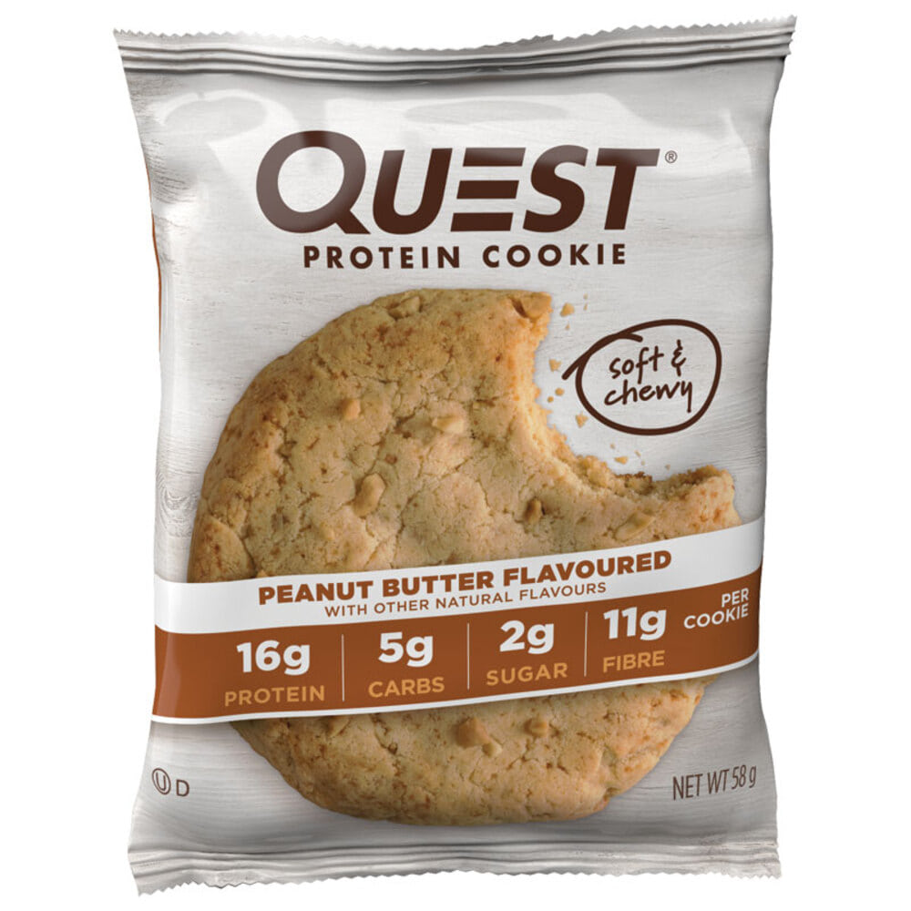 퀘스트 프로틴 쿠키 피넛 버터 58g Quest Protein Cookie Peanut Butter 58g