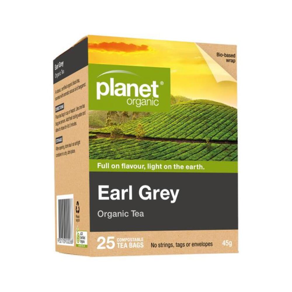 Planet Organic Organic Earl Grey Tea x 25 Tea Bags