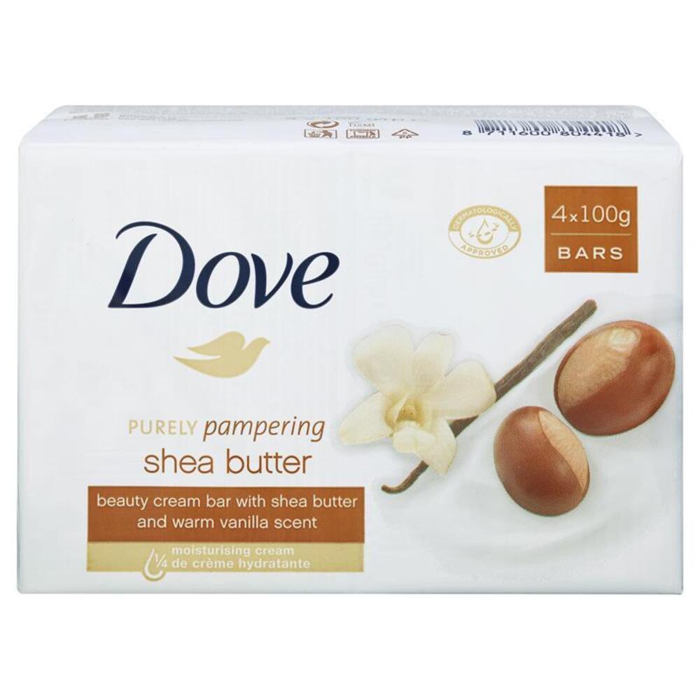 도브 뷰티 바 쉬아 버터 바닐라 2x100g, Dove Beauty Bar Shea Butter Vanilla 2x100g