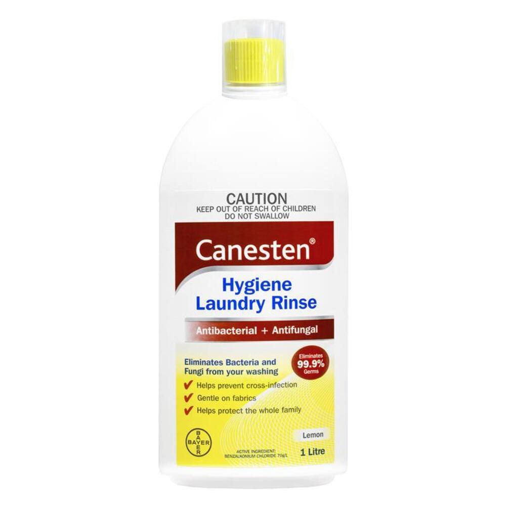 카네스텐 안티 박테리얼 앤 안티 펑걸 하이젠 론드리 린스 레몬 1Litre, Canesten Antibacterial and Antifungal Hygiene Laundry Rinse Lemon 1Litre