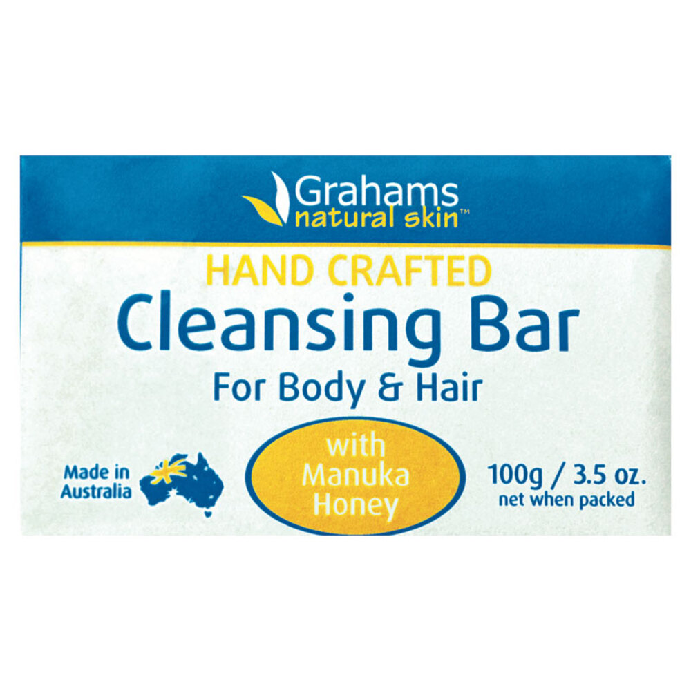 그레햄스 내츄럴 클렌징 바 100g, Grahams Natural Cleansing Bar 100g