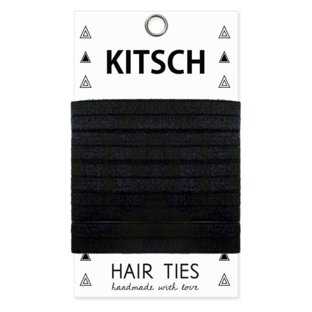 키취 블랙아웃 헤어 타이즈 I-020267, Kitsch Blackout Hair Ties I-020267