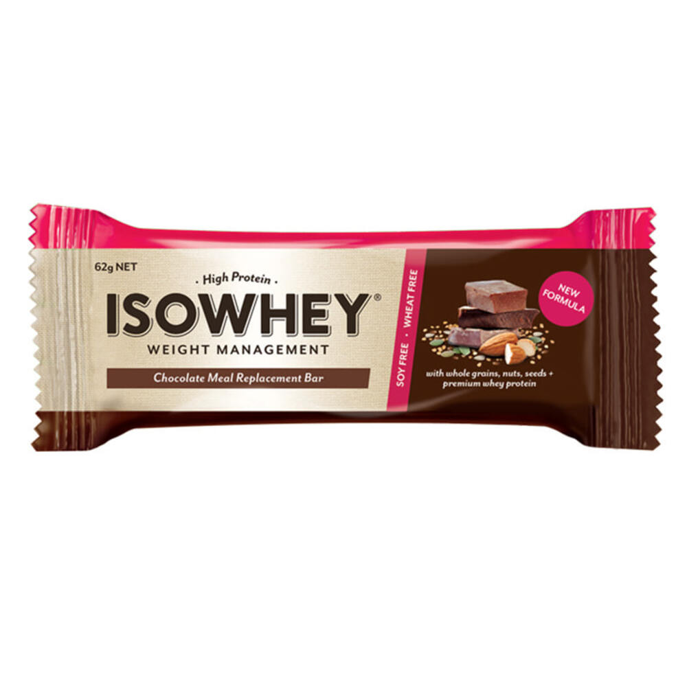 아이소웨이 밀 리플레이스먼트 바 초콜릿 62g IsoWhey Meal Replacement Bars Chocolate 62g