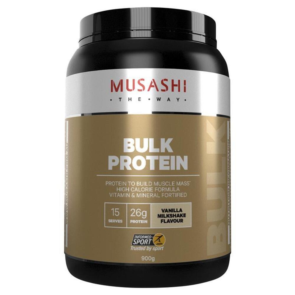 무사시 벌크 프로틴 바닐라 900g Musashi Bulk Protein Vanilla 900g