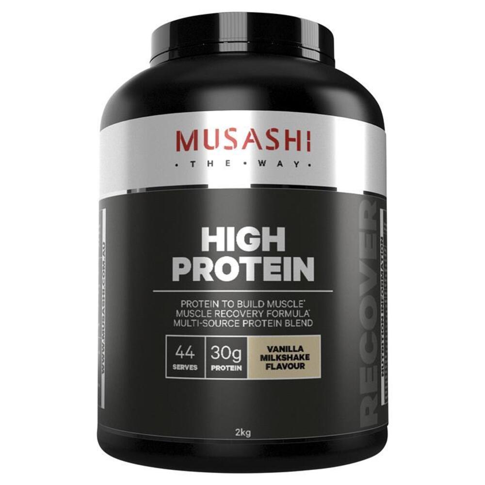 무사시 하이 프로틴 바닐라 2kg Musashi High Protein Vanilla 2kg