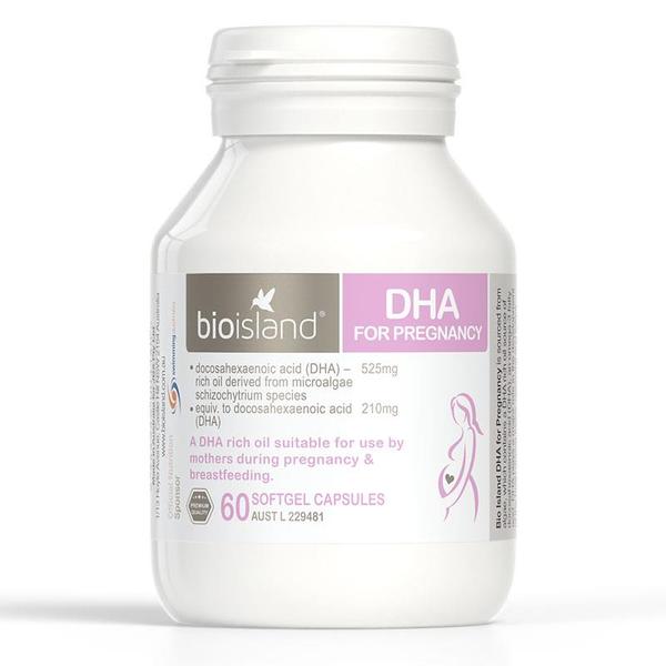 바이오아일랜드 임산부 프레그넌시 DHA 60캡슐 바이오아일랜드   Bio Island DHA for Pregnancy 60 Softgel Capsules