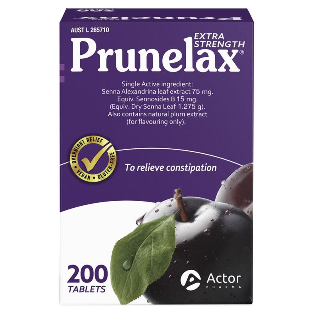 푸룬렉스 변비 200타블렛 Prunelax 200 Tablets Exclusive Size