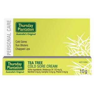 써스데이플렌테이션 티트리 콜드소어크림 10g, Thursday Plantation Tea Tree Cold Sore Cream 10g