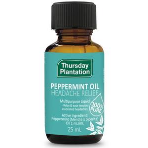 써스데이플렌테이션 페퍼민트오일 25ml, Thursday Plantation Peppermint Oil 25ml