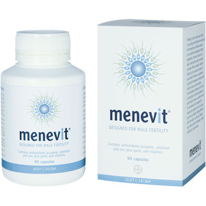 메네비트 임신준비 남성 멀티비타민 90정 MENEVIT Designed For Male Fertility 90Caps