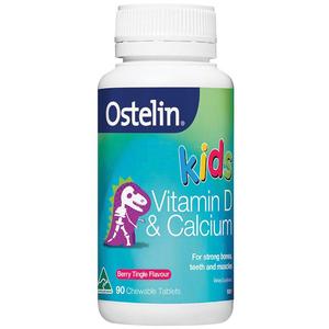오스텔린키즈비타민D+칼슘츄어블90정(베리맛) OSTELIN KIDS VITAMIN D + CALCIUM 90TABS