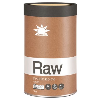 아마조니아 RAW 프로틴 아이솔레이트 바닐라 1kg Amazonia RAW Protein Isolate Vanilla 1kg (유통기한 8월 17일까지, 약 한달분)