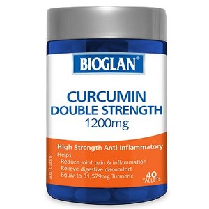 바이오글란 Bioglan Curcumin Double Strength 1200mg 40 Tablets