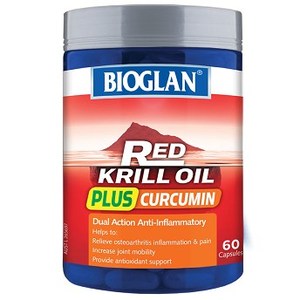 바이오글란 Bioglan Red Krill Plus Curcumin 60 Capsules