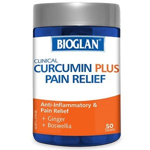 바이오글란 Bioglan Curcumin Plus Pain Relief 50 Tablets