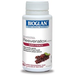 바이오글란 Bioglan Resveratox 200 50 Tablets