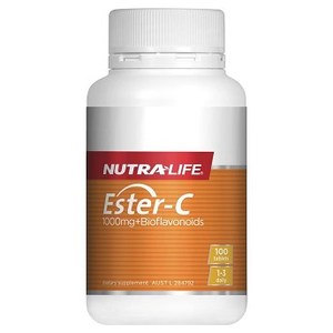 뉴트라라이프 에스터 C 1000mg + 바이오플라보노이드 100타블렛 Nutra-Life Ester C 1000mg + Bioflavonoids 100 Tablets