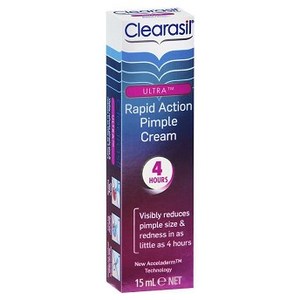 클리어라실 울트라 라피드 트리트먼트 크림 15ml, Clearasil Ultra Rapid Treatment Cream 15ml