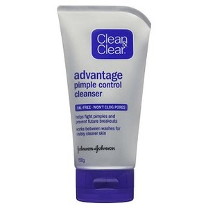 클린앤클리어 어드벤티지 핌플 컨트롤 클랜저 150g, Clean and Clear Advantage Pimple Control Cleanser 150g