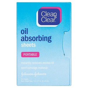클린앤클리어 오일 어브졸빙 쉬츠 50개, Clean and Clear Oil Absorbing Sheets 50