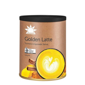 아마조니아 골든 라떼 100g Amazonia Golden Latte Turmeric &amp; Ayurvedic Spices 100g