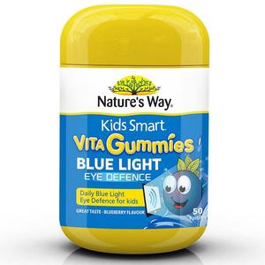 네이쳐스웨이 키즈 비타민 블루라이트 아이 디펜스 60구미(블루베리맛) Nature&#039;s Way Kids Smart Vita Gummies Blue Light Eye Defence 50 Pastilles