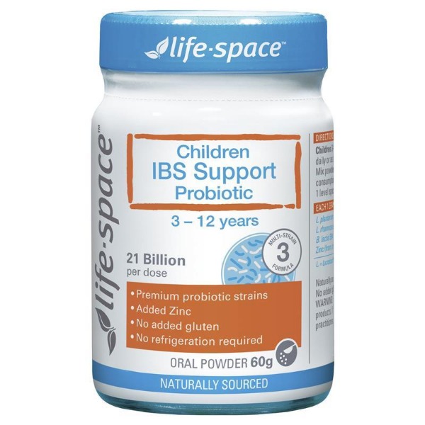 라이프스페이스 프로바이오틱 파우더 포 칠드런 IBS 서포트 포뮬러 60g   Life Space Probiotic Powder For Children IBS Support Formula 60g