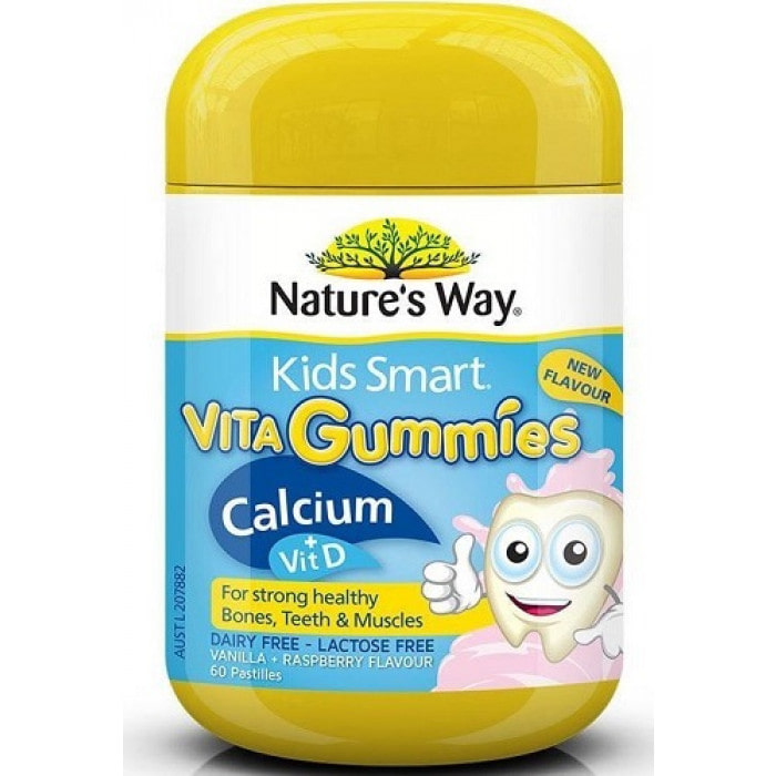 네이쳐스웨이 키즈스마트 비타구미 칼슘 60정(바닐라맛) NATURES WAY KIDS VITA GUMMIES CALCIUM 60c(VANILA)