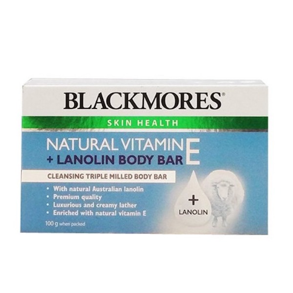 블랙모어스 내츄럴 비타민E + 라놀린 바디 바(비누) 100g