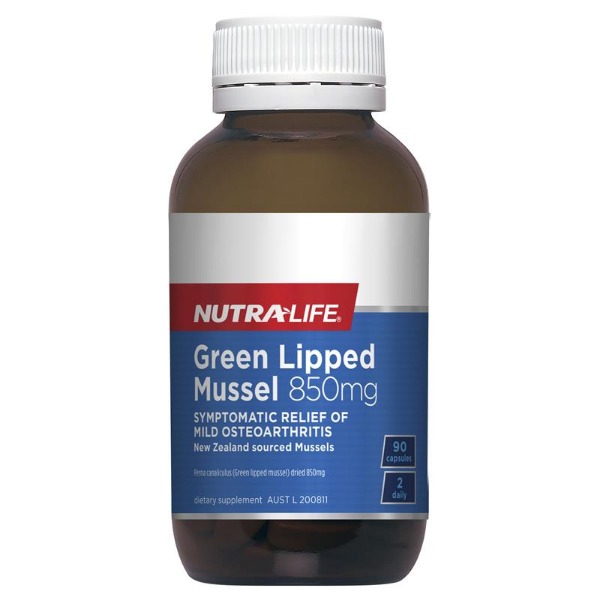 뉴트라라이프 초록입홍합 850mg 90캡슐   NutraLife Green Lipped Mussel 850mg 90 Capsules