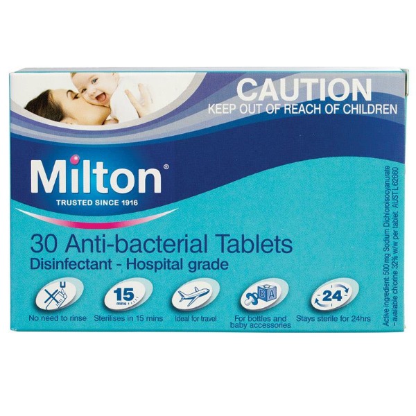 밀튼 안티박테리얼 30 타블렛 Milton Antibacterial 30 Tablets