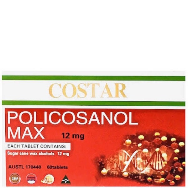 코스타 폴리코사놀 12mg 60타블렛 COSTAR Policosanol 60Tab